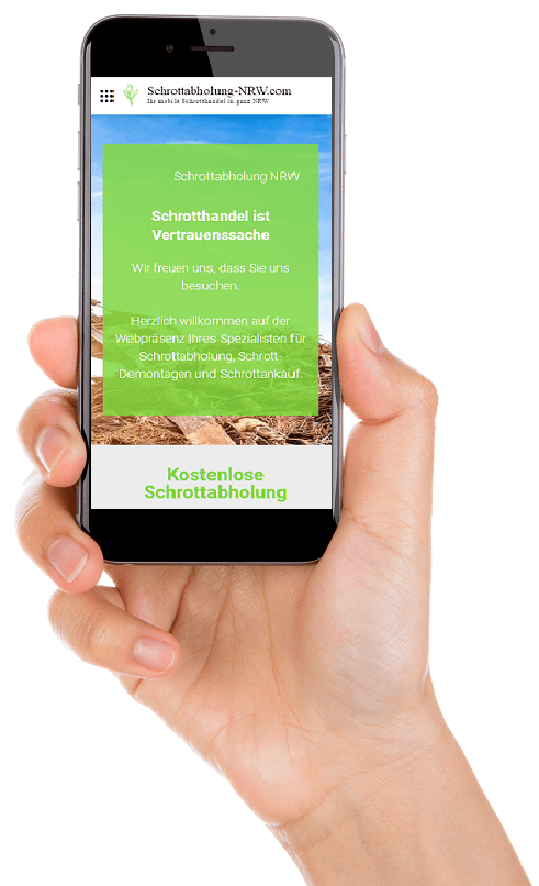Kontakt per Telefon für Schrottabholung oder Schrottankauf in ganz NRW