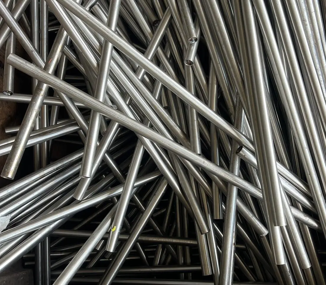 Metallstangen und Metallrohre beim Schrottankauf in Recklinghausen