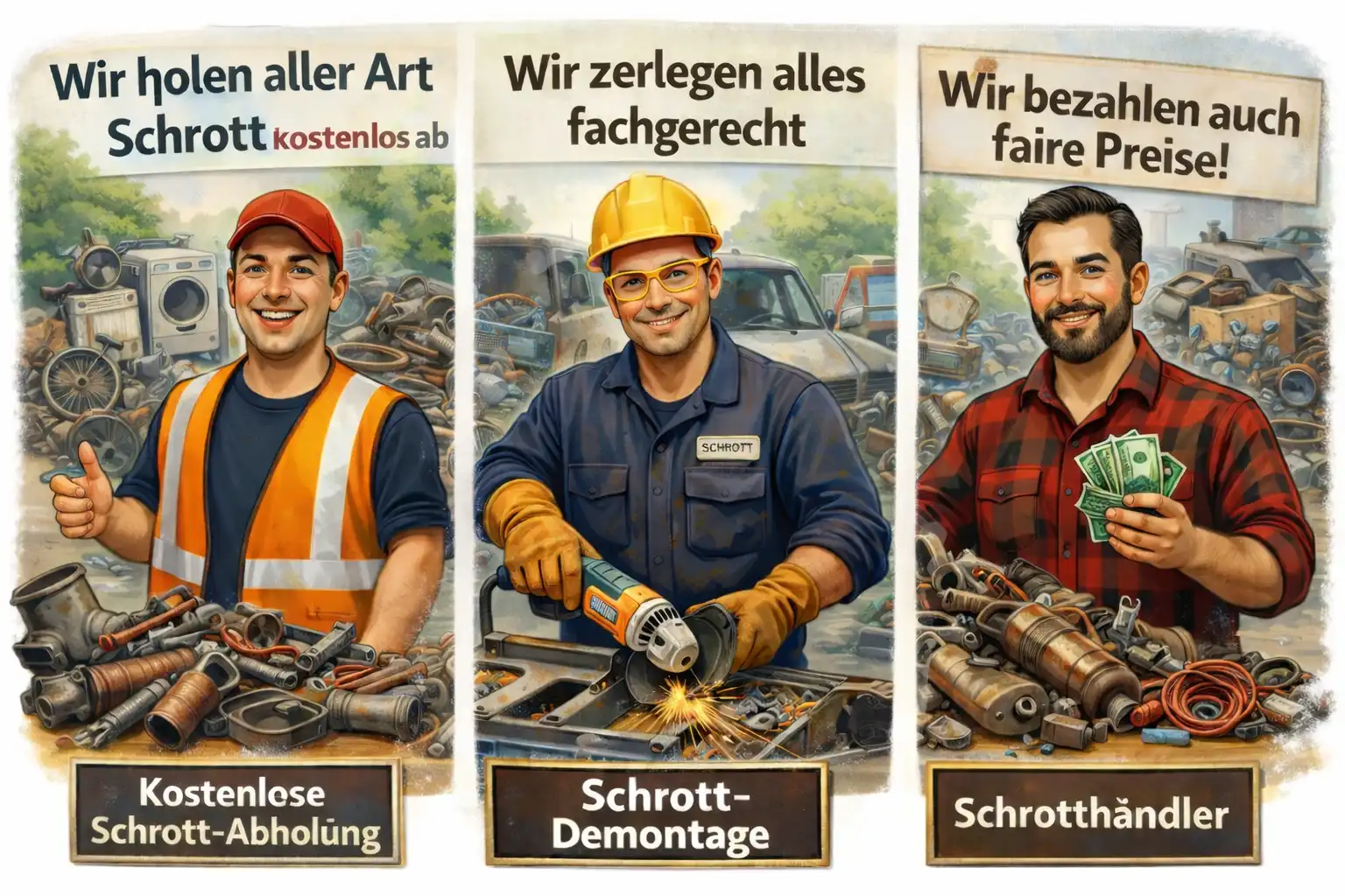 Schrottabholung und Schrottankauf