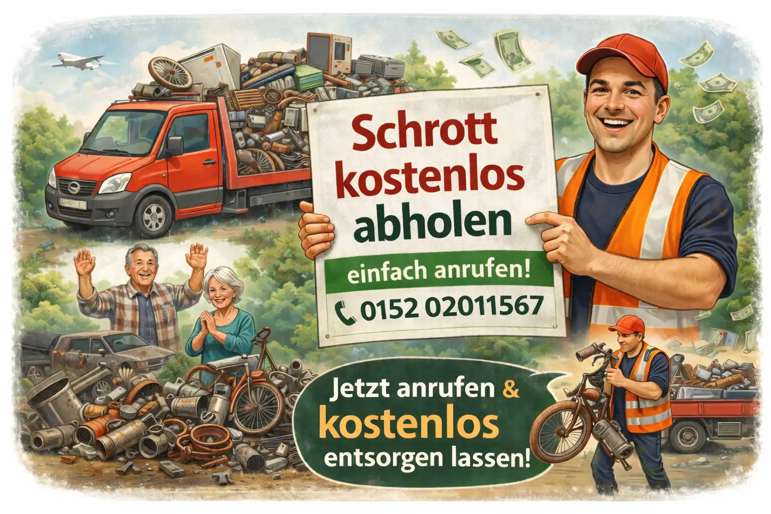 Telefonisch Schrottankauf anfragen