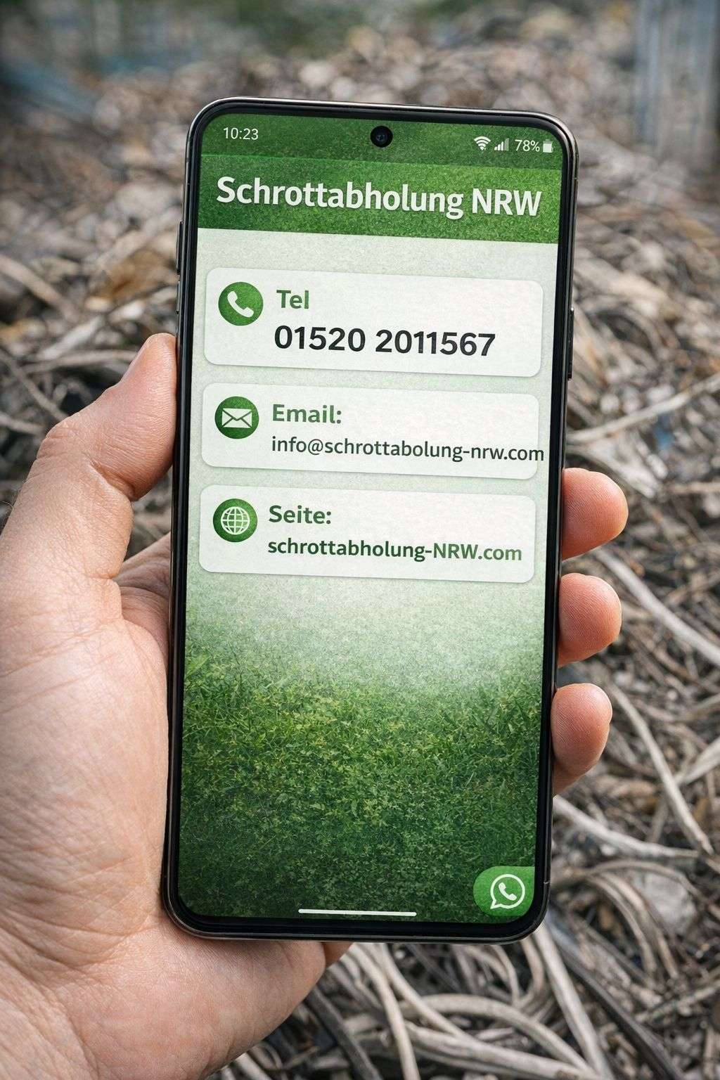 Schrottankauf in NRW telefonisch besprechen