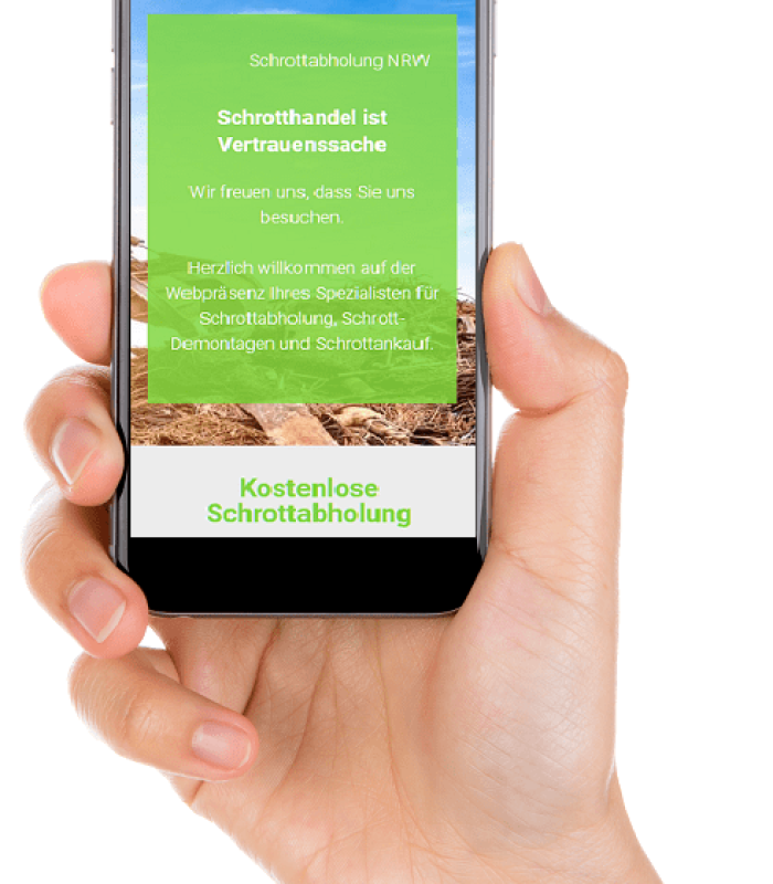 Kontakt per Telefon für Schrottabholung oder Schrottankauf in ganz NRW
